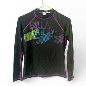 Kids Billabong Black Rash Guard